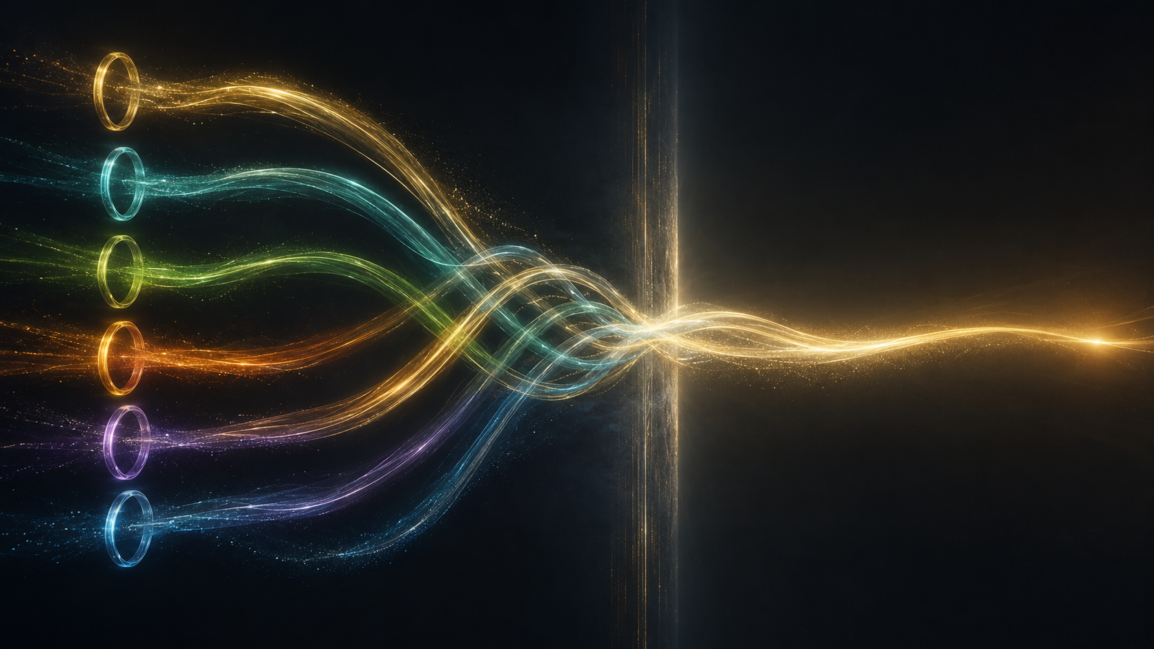 Six streams of transformation converging into one path