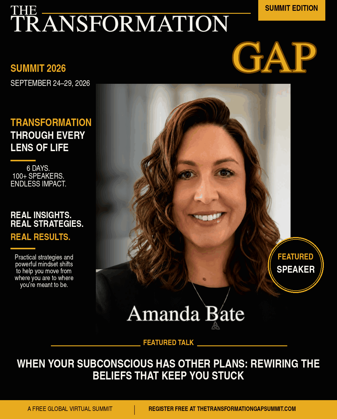 Amanda Bate speaker graphic