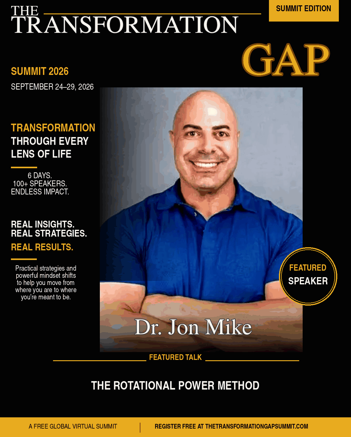 Dr. Jon Mike speaker graphic