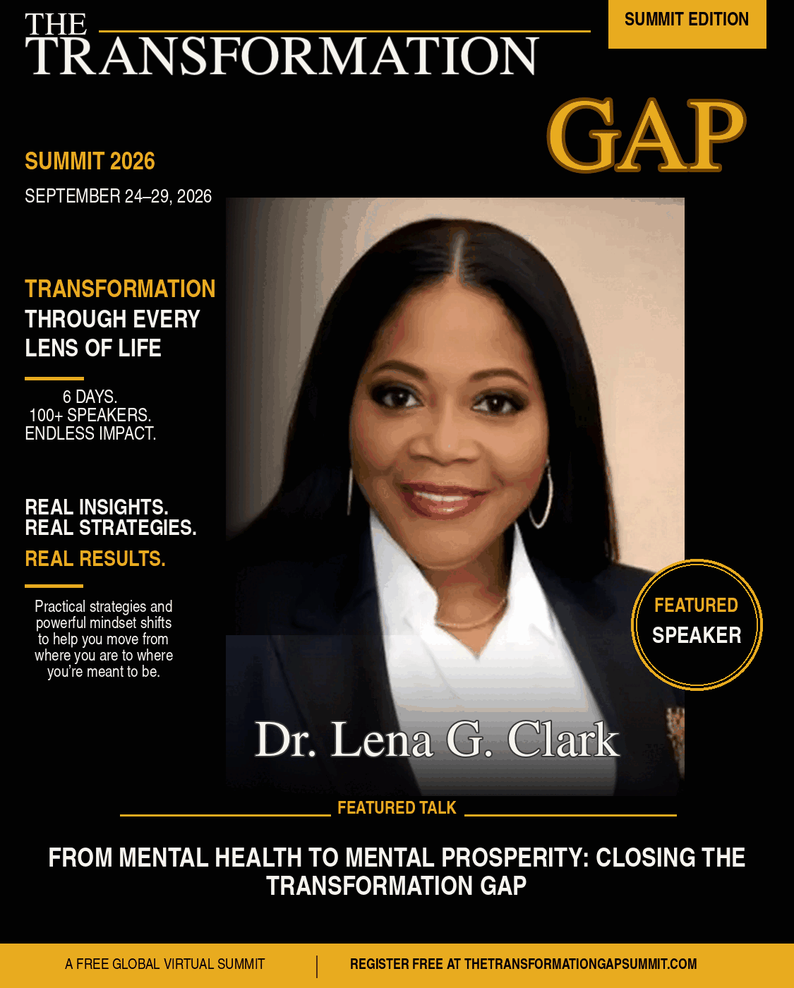 Dr. Lena G. Clark speaker graphic