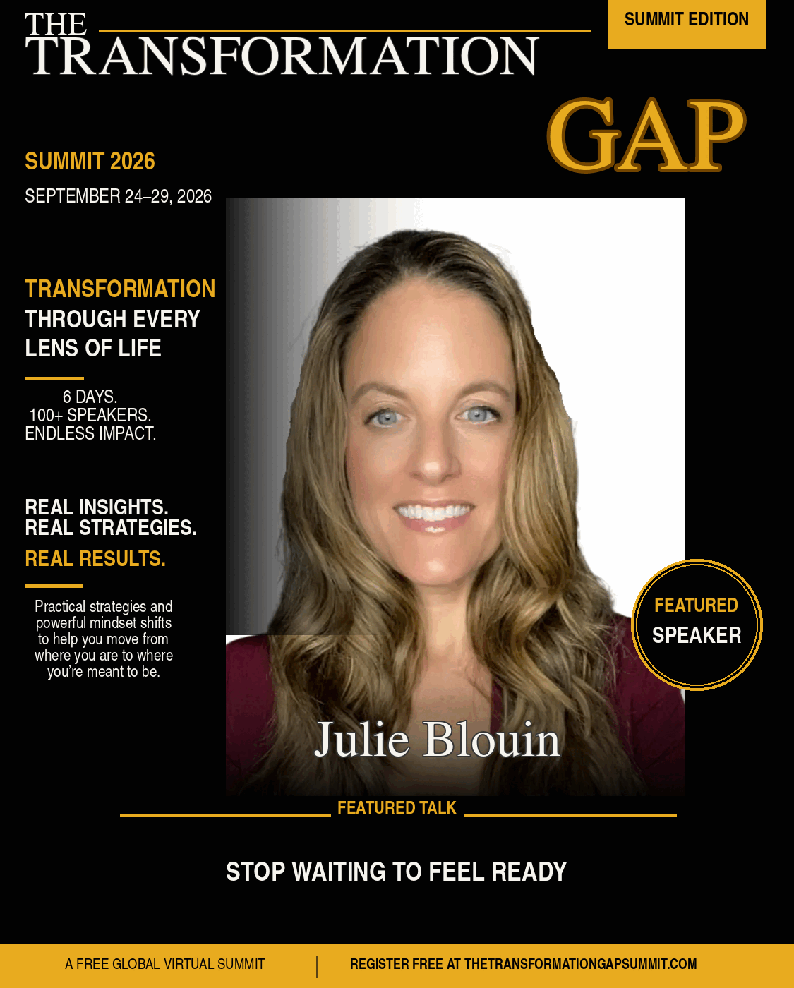 Julie Blouin speaker graphic