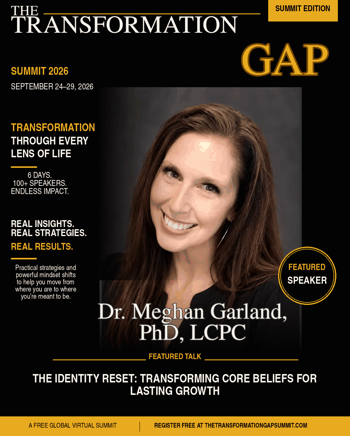 Dr. Meghan Garland, PhD, LCPC speaker graphic