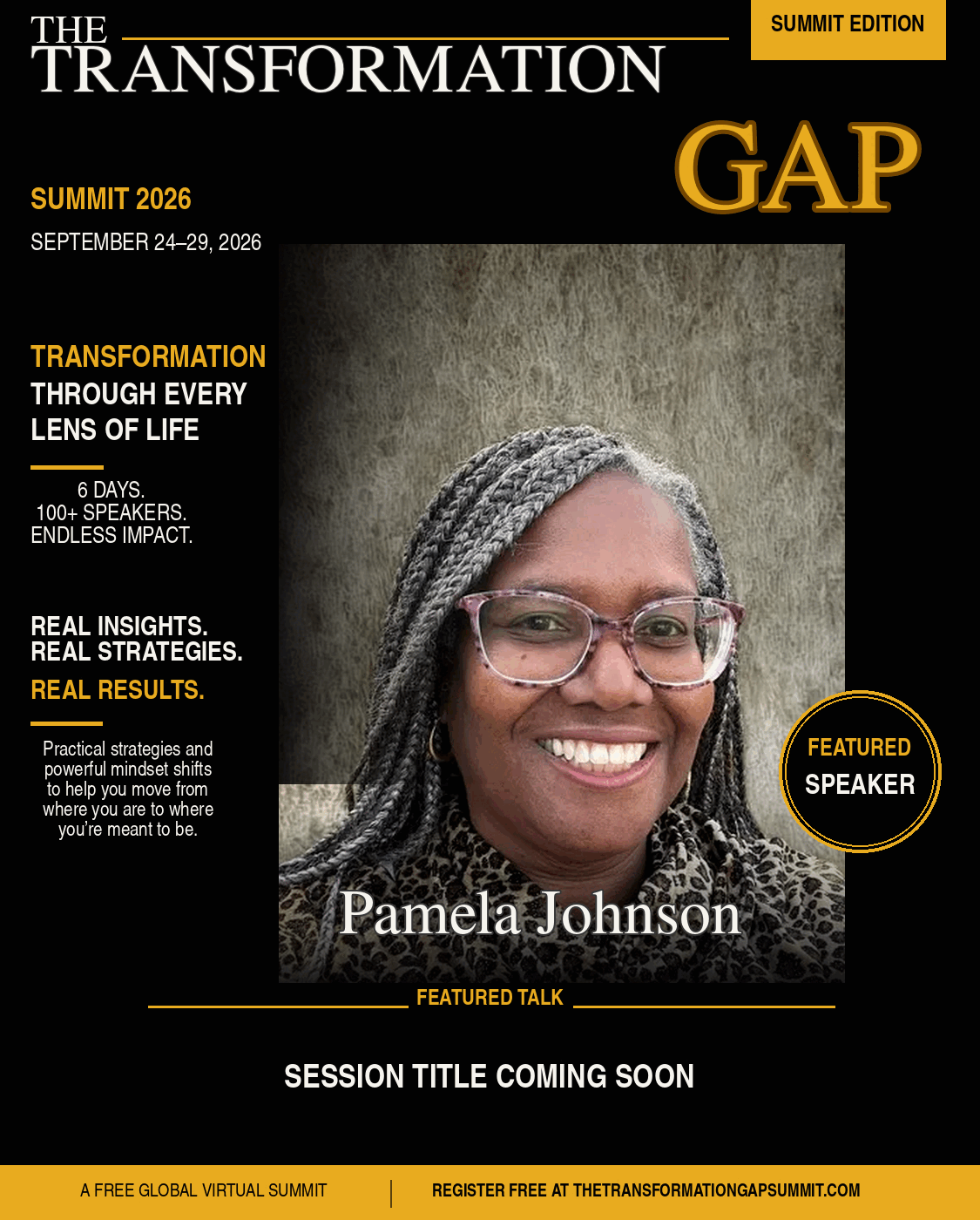 Pamela Johnson speaker graphic