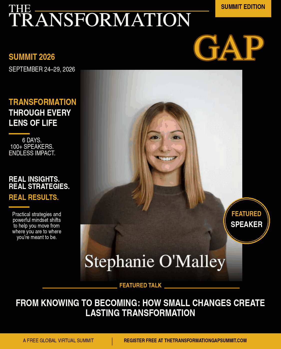 Stephanie O'Malley speaker graphic