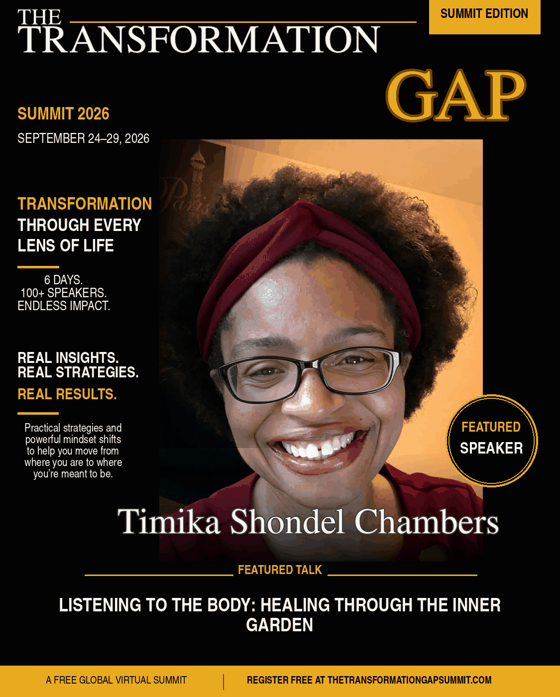 Timika Shondel Chambers speaker graphic